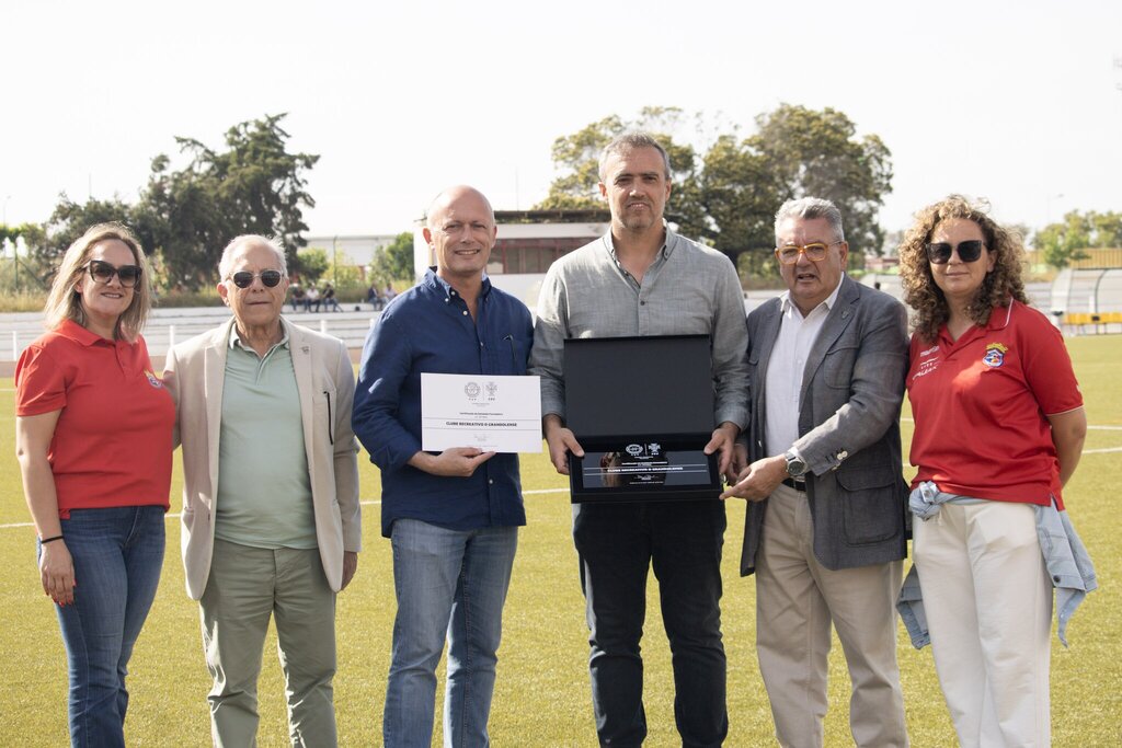 Clube Recreativo “O Grandolense” obtém certificação de Entidade Formadora atribuída pela FPF