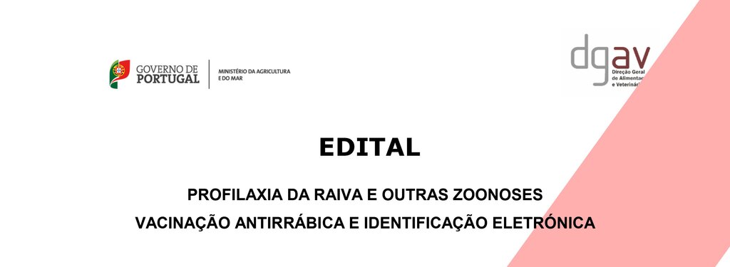 Campanha Oficial de Vacinação Antirrábica começa a 22 de Junho