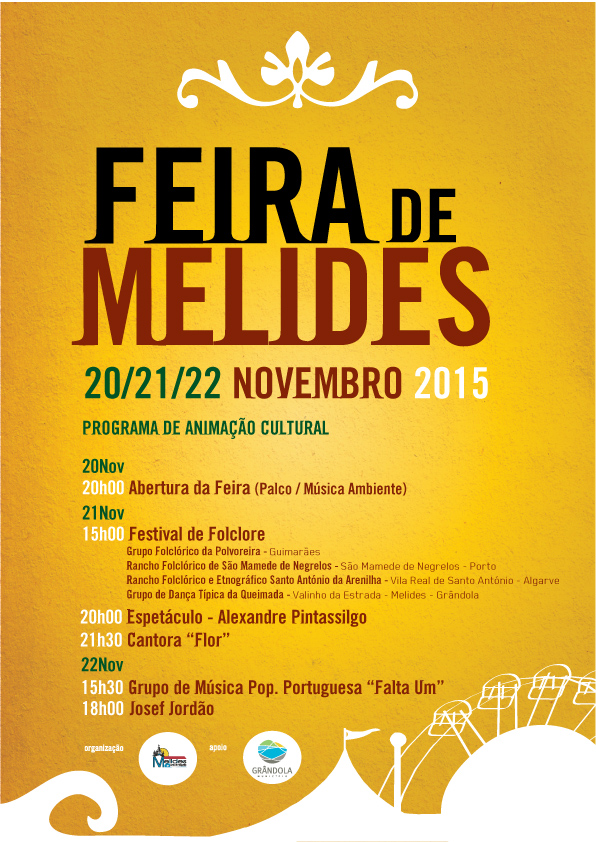 Feira de Melides de 20 a 22 de Novembro