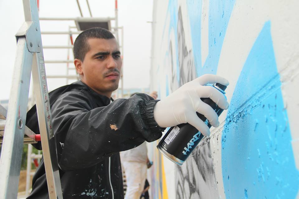 A Liberdade no entender do jovem Smile1 Art começa a ganhar forma esta noite na Vila Morena