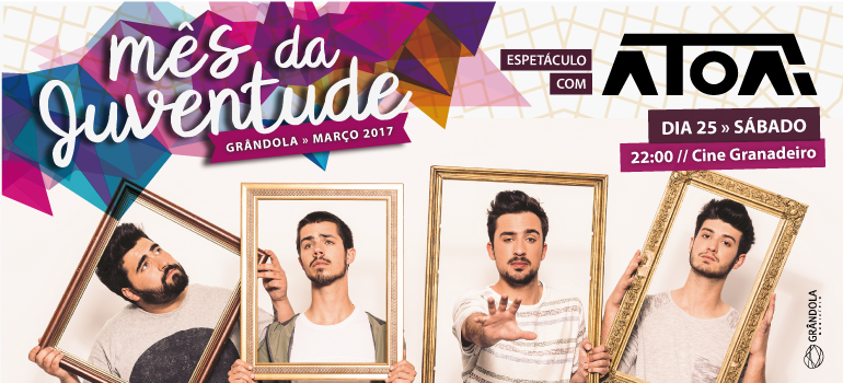 ÁTOA confirmados para o Mês da Juventude em Grândola!