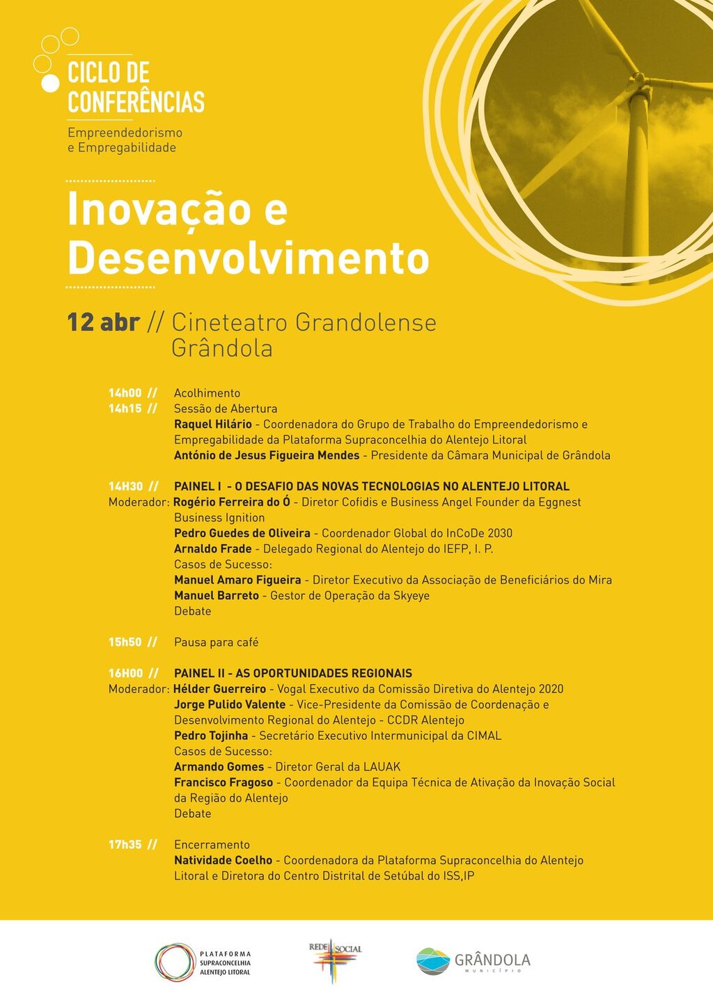 Grândola abre Ciclo de Conferências sobre Empreendedorismo e Empregabilidade