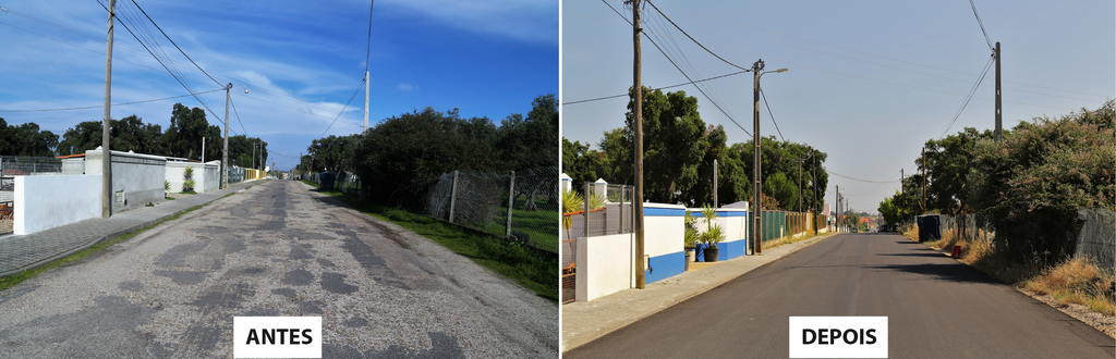 Está concluída a Intervenção na rua Arlindo Vicente no Bairro da Liberdade e na Rua Principal no ...