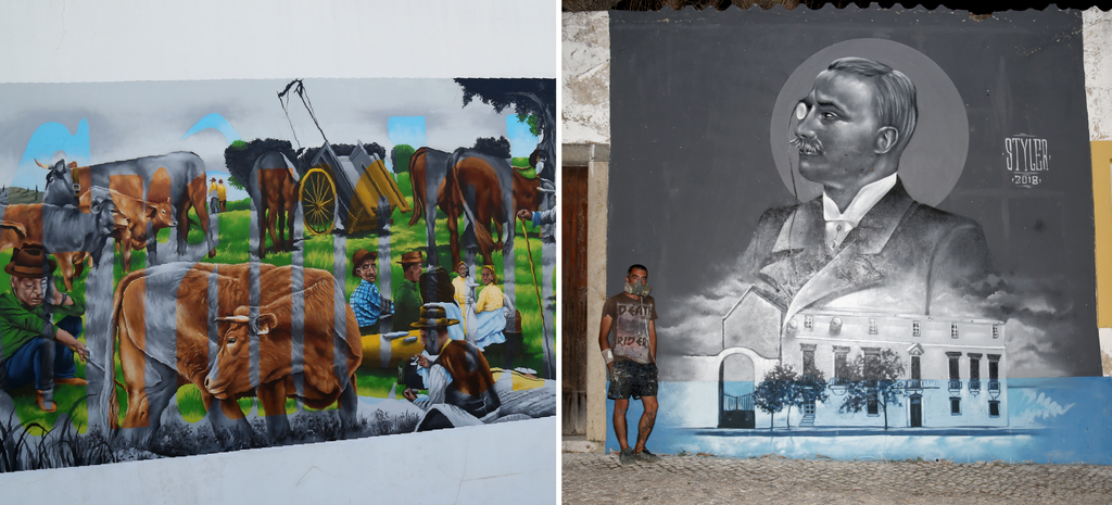 Arte na Rua - Intervenções Artísticas de STYLER recuperam tradições e homenageiam Jacinto Nunes