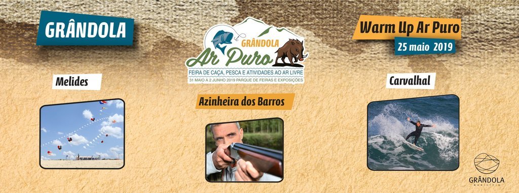 Warm Up AR PURO com atividades ao ar livre na costa atlântica de Grândola - 25 de maio