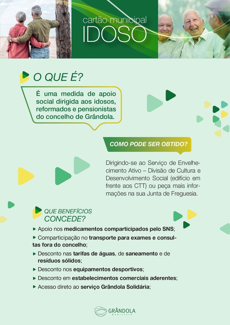 Cartaz Cartão Municipal do Idoso