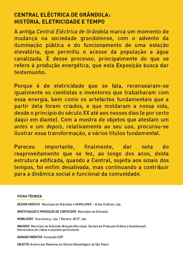 Exposição - Folheto