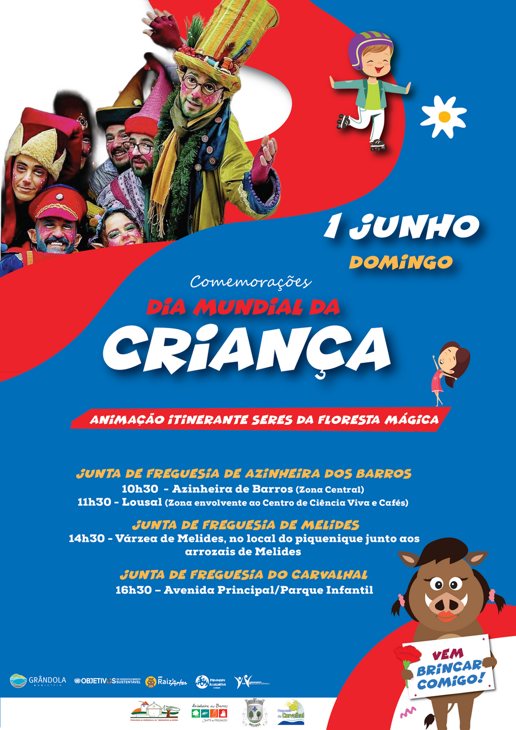 Dia Mundial da Crinaça - Animação Itinerante nas Freguesias