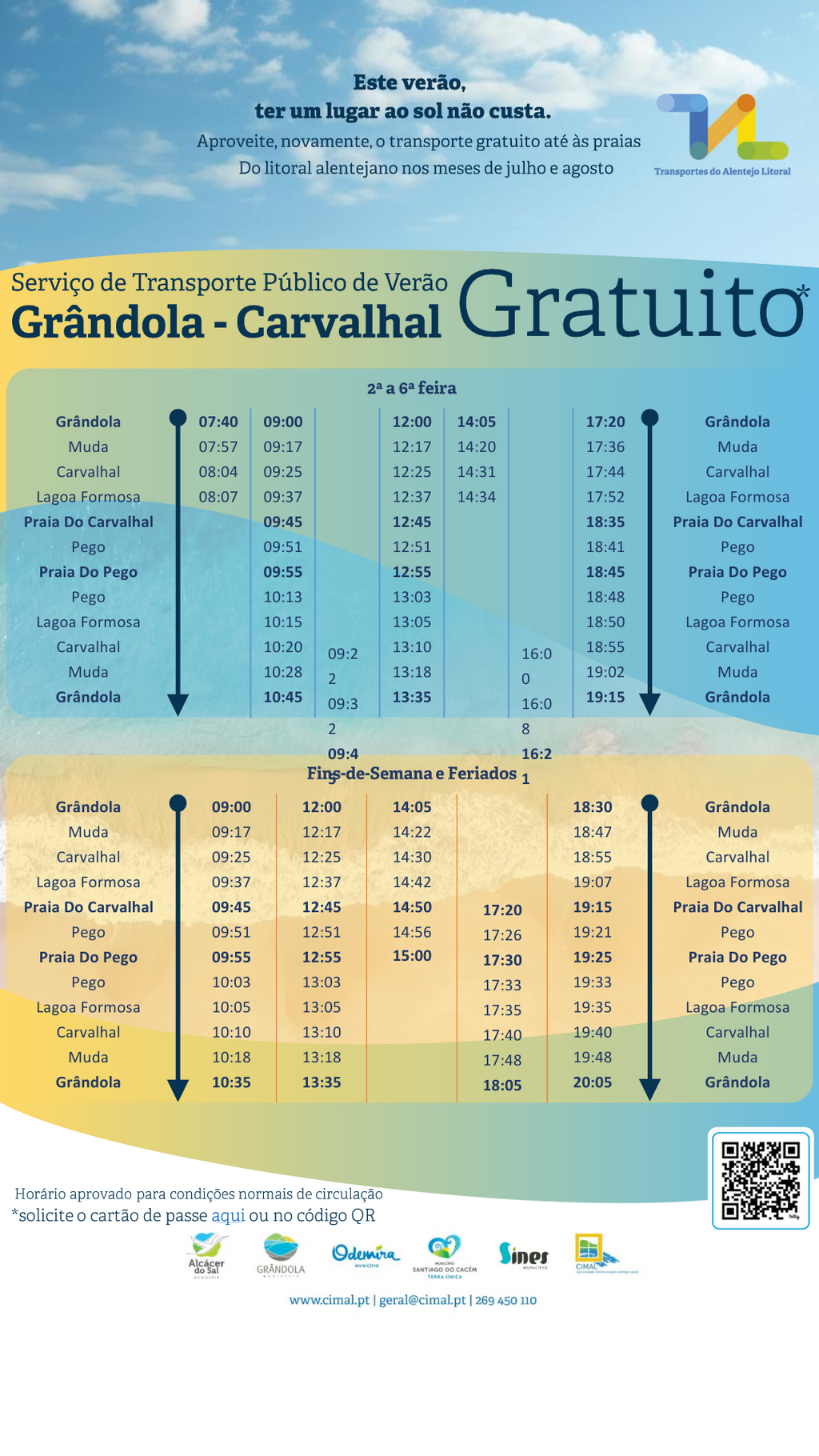 Grândola - praia do Carvalhal