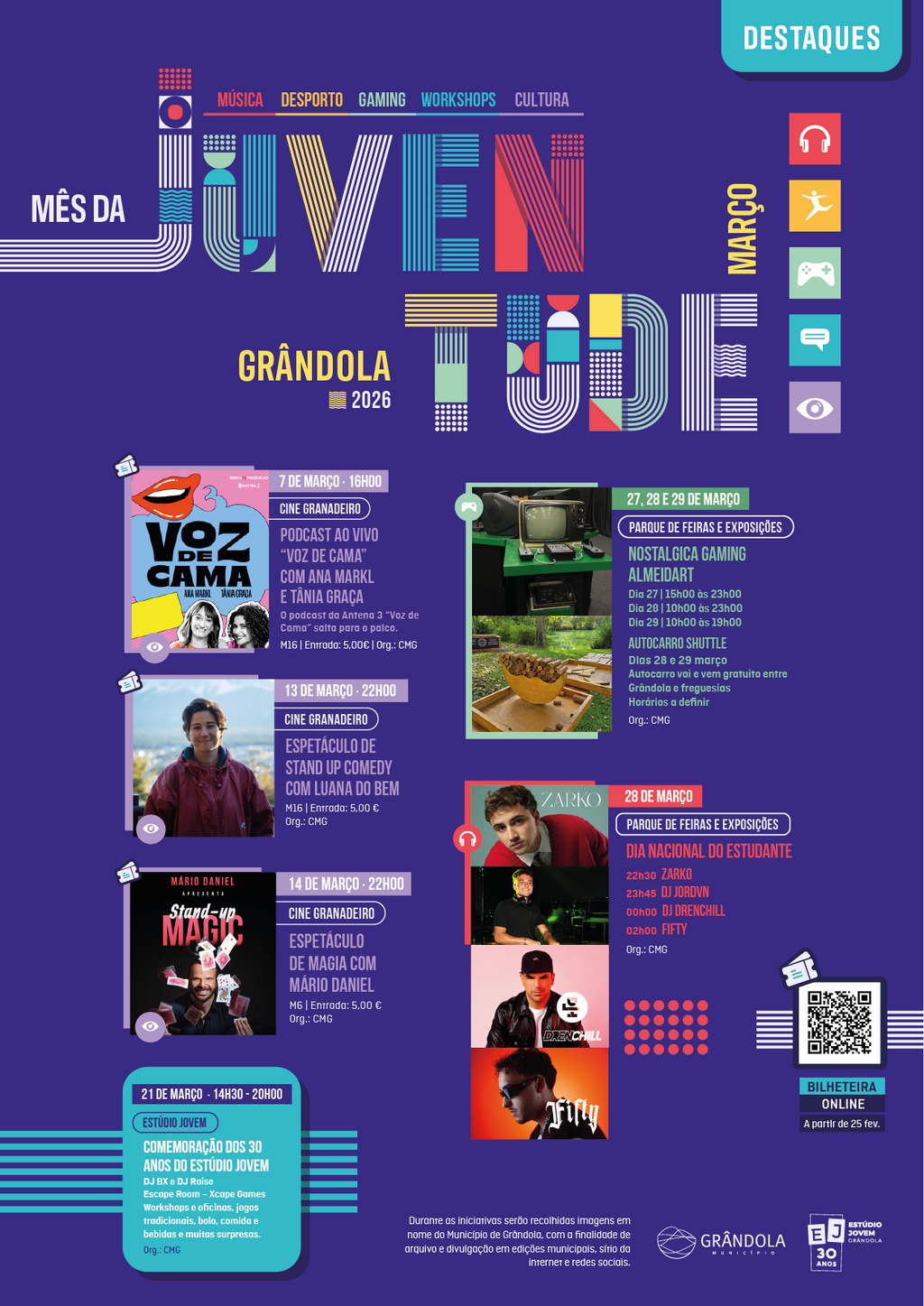 Cartaz A3 _ Destaques MJ26